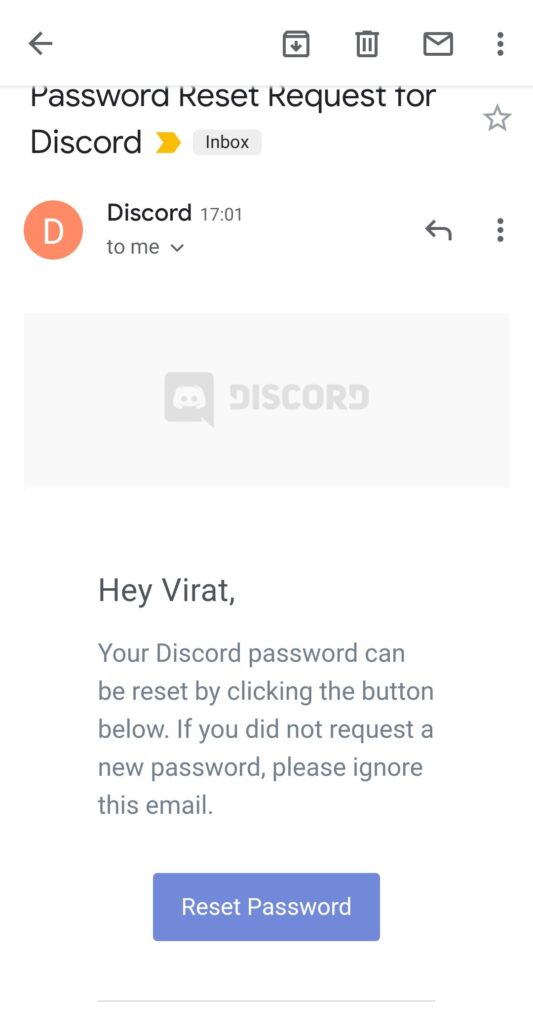 How to Reset Discord Password