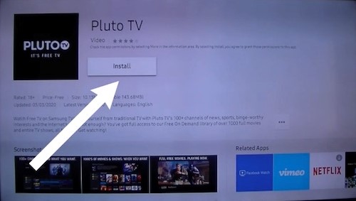 Pluto TV on LG Smart TV