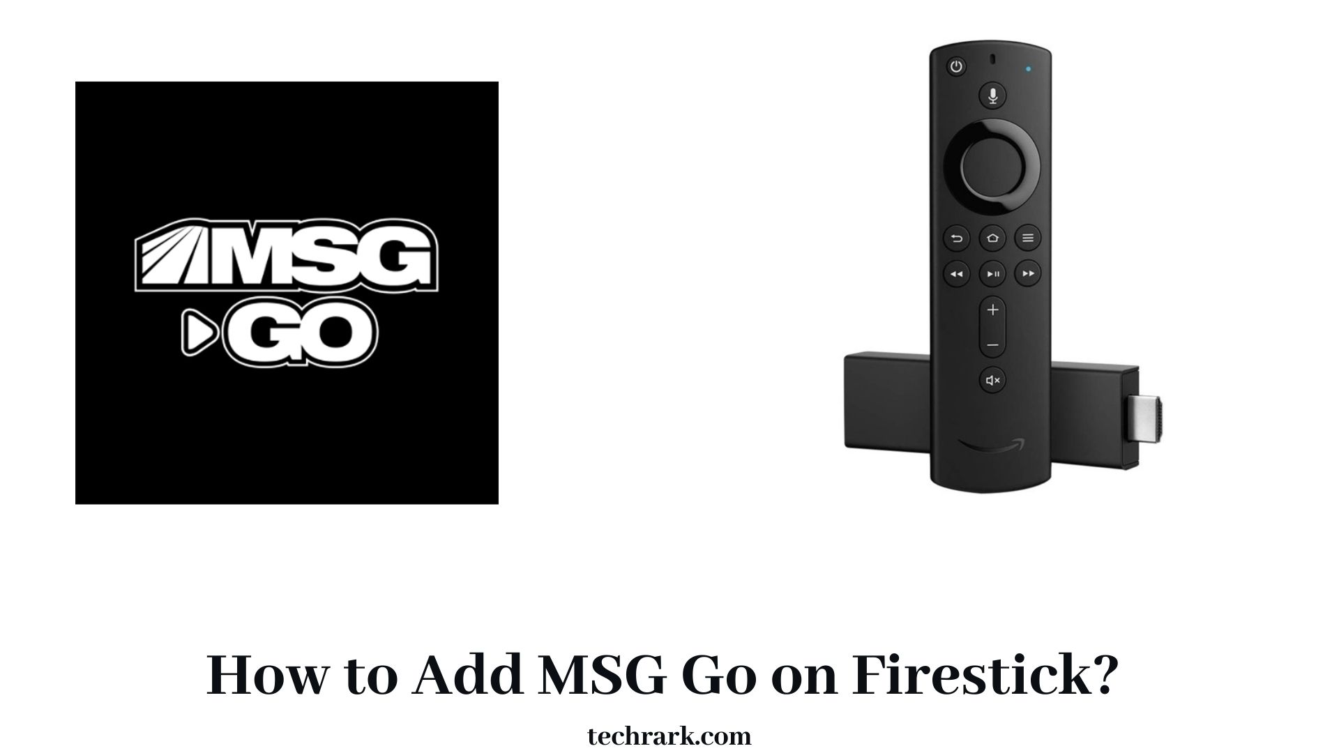 MSG Go on Firestick