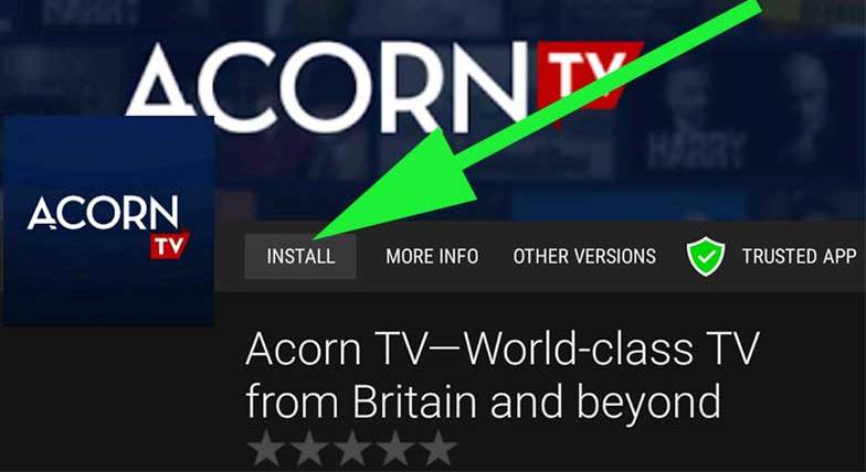 Acorn TV on Vizio Smart TV