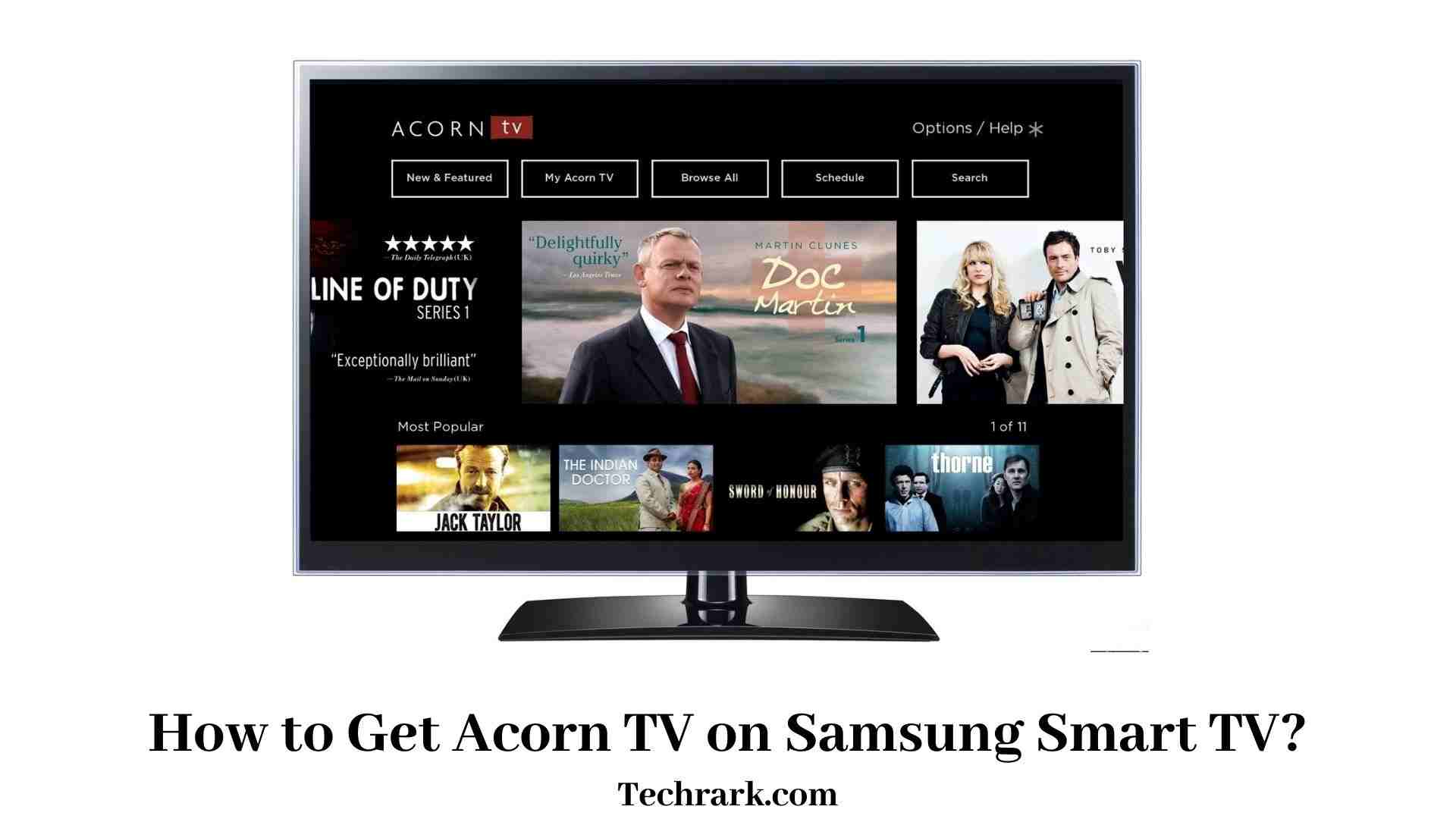 Acorn TV on Samsung TV