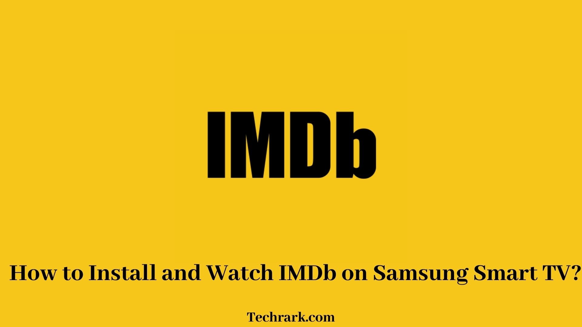 IMDb on Samsung Smart TV