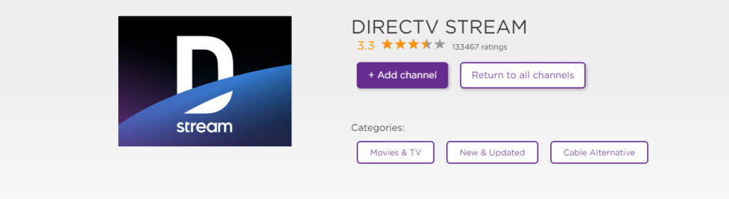 DirecTV Stream App on LG Smart TV