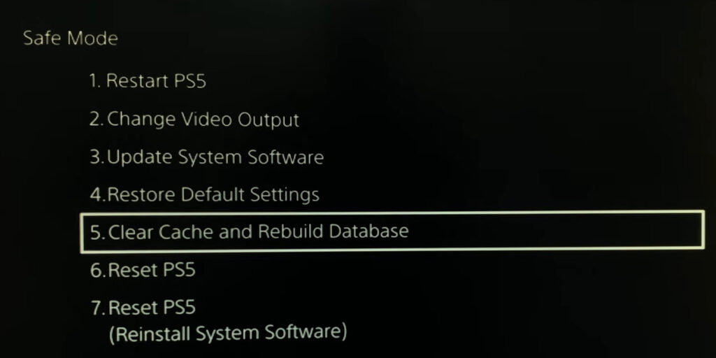 How to Clear Cache on PS5