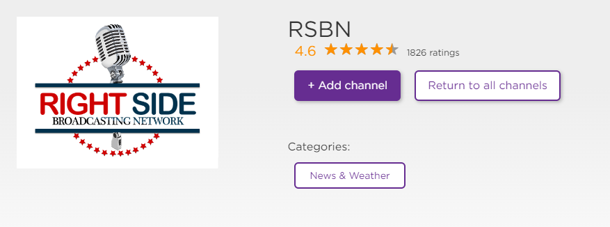 RSBN on Roku