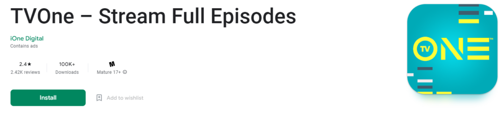 TV One on Samsung Smart TV